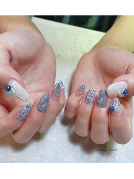 ミップチップ クップドクール アルム(mipccip×Coup de Coeur×Areum)/ツイードネイル