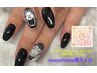 【國廣指名限定】モノクロ痛ネイル2本アート (※)インスタにて連絡必須