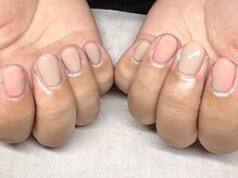 パープルの爪屋/もやもや×ライン♪アート15分