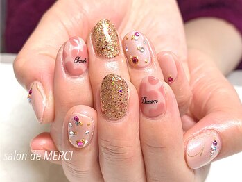 サロン ド メルシー(Salon de MERCI)/バレンタイン nail☆