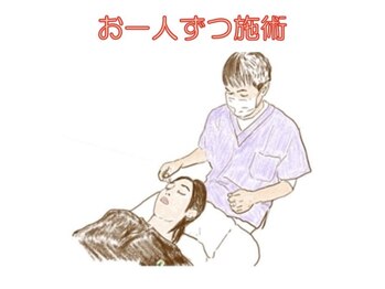かつらはりきゅう 小児しん/お一人ずつの鍼灸施術
