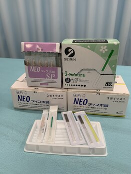 ぺんぎん堂整骨院/当院で使用している鍼です