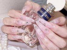 メイプルジェム(Maplegem)/ピンクきらきらネイル