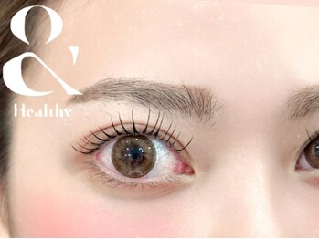 アンジェリック 上大岡店(Angelic)の写真/最新技術まつ毛パーマ×マツエク≪&Healthy(アンドヘルシー)≫★瞳に光が入り印象度アップ♪下がりまつ毛◎