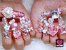 1番人気 スカルプ★パーツゴテゴテつけ放題25500円 Acryl nails & nail parts
