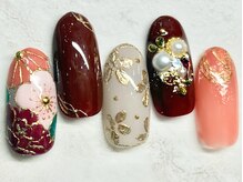 チェリーズネイル(Cherrys Nail)/お正月 和装 上品 大人ネイル