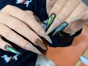 ウェーブネイルサロン'('Wave Nail salon)/持ち込みデザイン/フィルイン