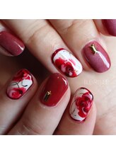 イルブリーユ(IL BRILLE)/手描きフラワー マグネット