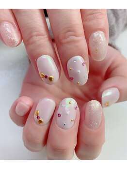 ネイルサロン ティアラリュクス 市川北口店(Tiara Luxe)/リボンネイル☆