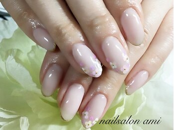 アミ(ami)/ホロフラワーネイル
