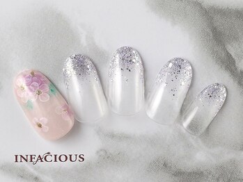 インフェイシャス 大丸福岡天神店/紫陽花★ネイル 