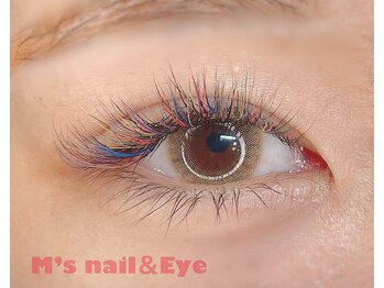エムズ ネイル アンド アイ(M’s nail & eye)/ピーコックカラー☆