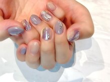 ルームヘアネイル 梅ヶ丘店(Room hair nail)/パープルニュアンスネイル