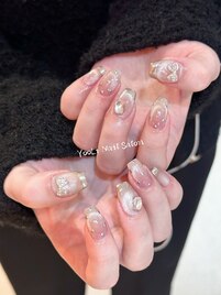 ミラーフレンチネイル