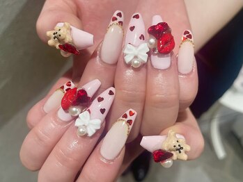 プロテア(protea)/パーツゴテゴテネイル