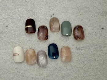 アンドヴァ ピヴォクロス店(Andova)/【25SA11】2025秋ネイルvol.2