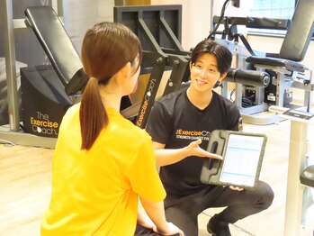 エクササイズコーチ 広島店/カウンセリング風景