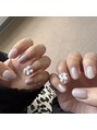 トゥルーネイル アンド アイ 久留米店(TRU NAIL & EYE)&nbsp;ナチュラルリボンネイル♪