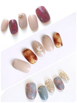 コチャメ ネイル アトリエ(Cochame nail atelier)/マーブルネイル