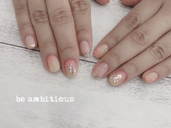 ネイルサロンアンドスクール ビーアンビシャス(be ambitious)/春っぽネイル