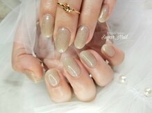 シュガーネイル(sugar nail)/お上品ワンカラーネイル