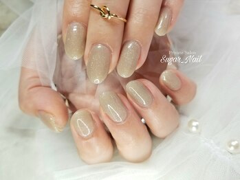 シュガーネイル(sugar nail)/お上品ワンカラーネイル