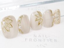 ネイルフロンティア 吉祥寺(NAIL FRONTIER)/ゴールドフラワー8980円～