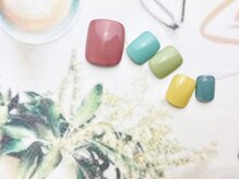 ネイルサロン&スクール ジーナ(GINA)/パステルカラーネイル