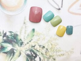 パステルカラーネイル