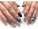 ニュアンスネイル/ネイビー