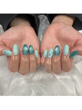 エマ(emma.)/【ワンカラー片手２本マグ】