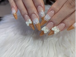 レース×リボン