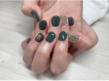 リーネイル 天神(Re.nail)/ニュアンス凹凸ミラー