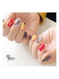 ジェル☆チョコネイル