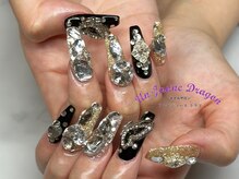 アン ジョーヌドラゴ/【ロングネイル】ゴテゴテネイル