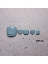 ネム(nem.)/フット定額ネイル　6,600円