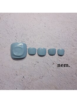 ネム(nem.)/フット定額ネイル　6,600円