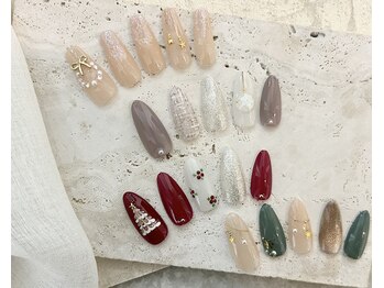 08ネイル(08 nail&school)/12月☆Xmasデザイン♪