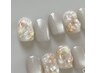 季節ニュアンスネイル・シンプルニュアンスネイル・￥6800