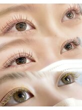 カラーエクステで色を楽しむ。