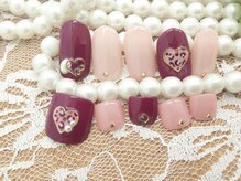 ネイルサロン エクール(Axceorr)/可愛いヒョウ柄ネイル