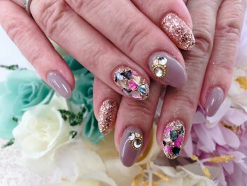 ディーネイル 天王寺(D-nail)/【小山】DC20番☆秋シェルネイル