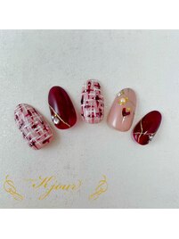 ツイードネイル