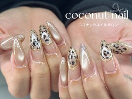 ヒョウ柄ネイル