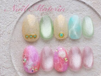 ネイル マテリア 池袋店(Nail Materia)の写真/≪エリア屈指!!圧倒的なデザイン数!!≫ずーっと同価格で通いやすい♪定額デザイン￥6300/韓国もワンホンも◎