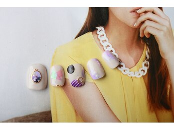 ルーヴル ネイルアンドアイラッシュ 生駒(LOUVRE nail&eyelash)/シンプルガーリー