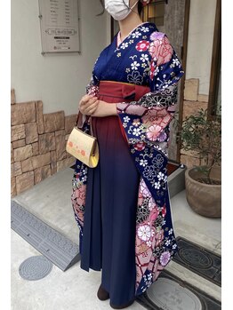 スウィート(SWEET)/卒業式袴着付け