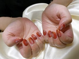 紅葉ネイル　秋ネイル