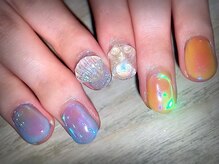 アミュリー ネイル アトリエ(Amury nail atelier)/オーロラフィルム うるうる 