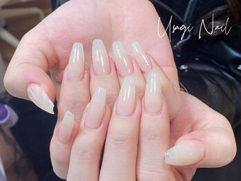 ウサギネイル 新大久保店(usagi nail)/マグネットフレンチ秋可愛い